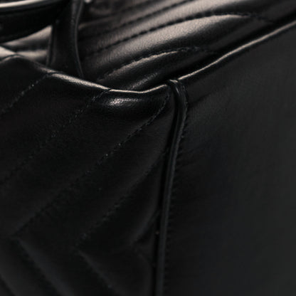 Saint Laurent Lambskin Matelasse Monogram Joe Backpack Black 10 of 12