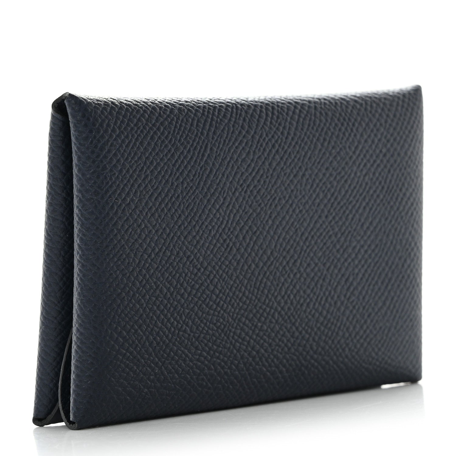 Hermes Epsom Calvi Duo Card Case Bleu Indigo 3 of 8