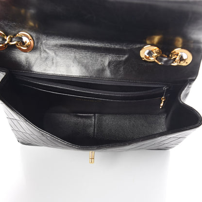 Chanel Lambskin Quilted XL Jumbo Single Flap Black 5 of 11