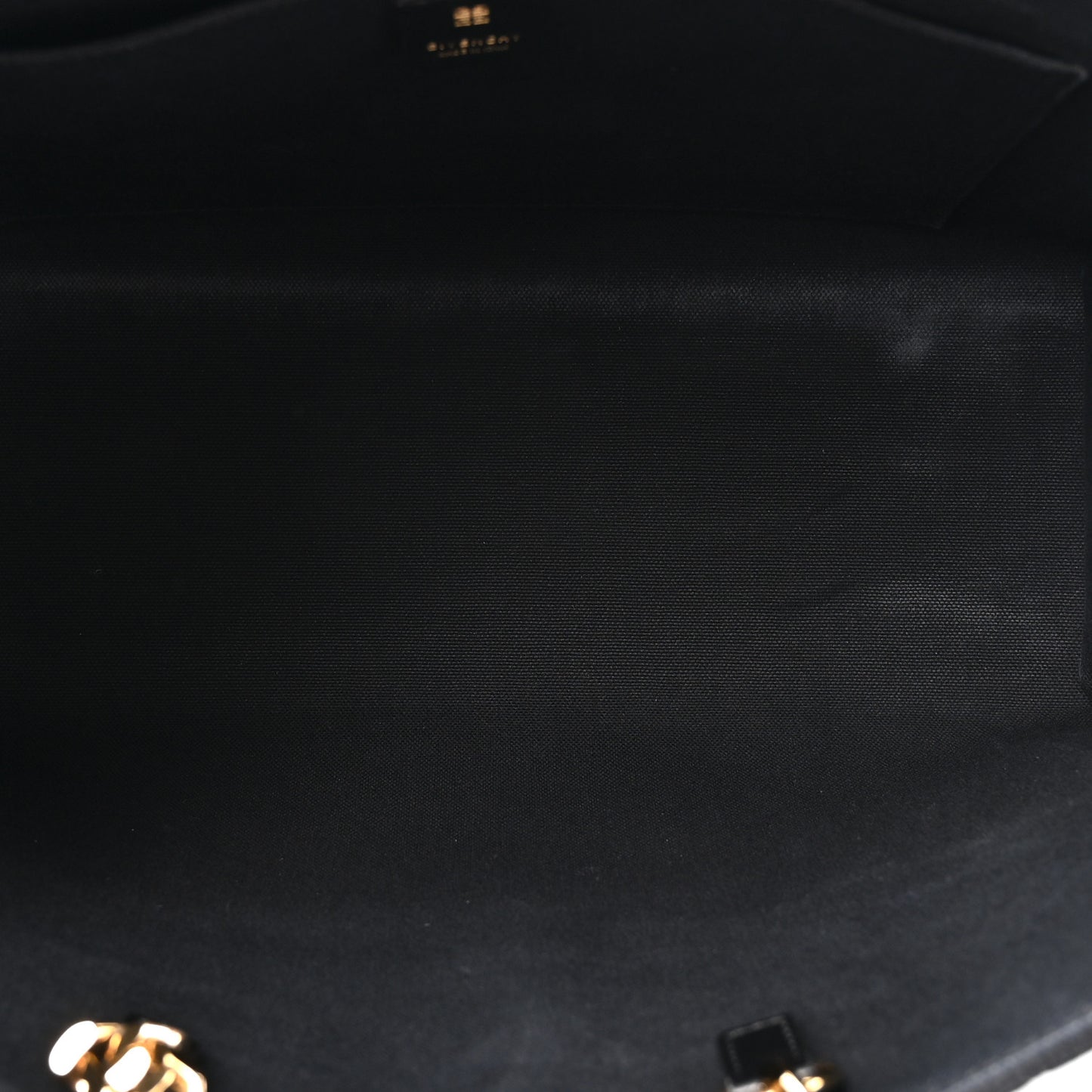 Canvas Jacquard 4G Medium Chain Tote Black