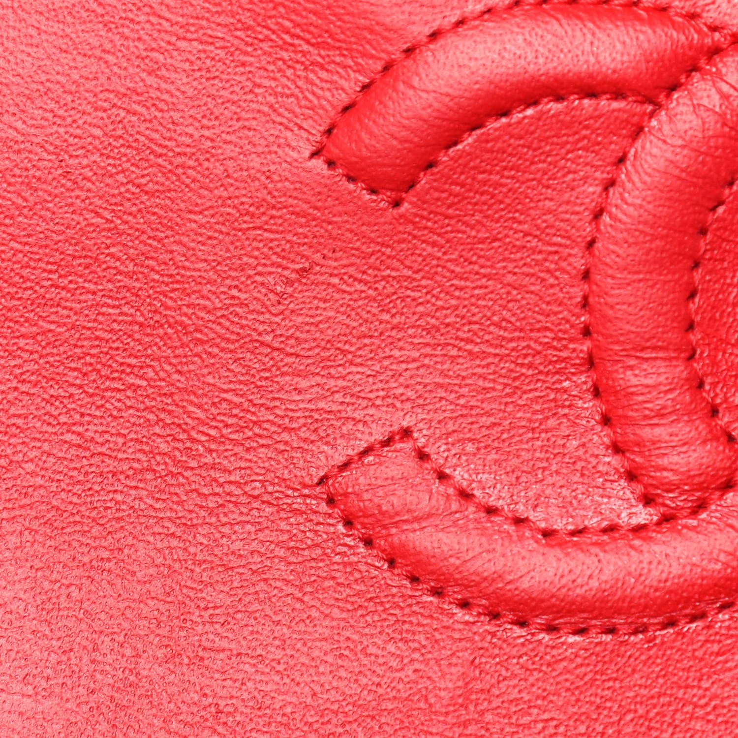 Chanel Lambskin Quilted Medium Double Flap Red 13 of 14