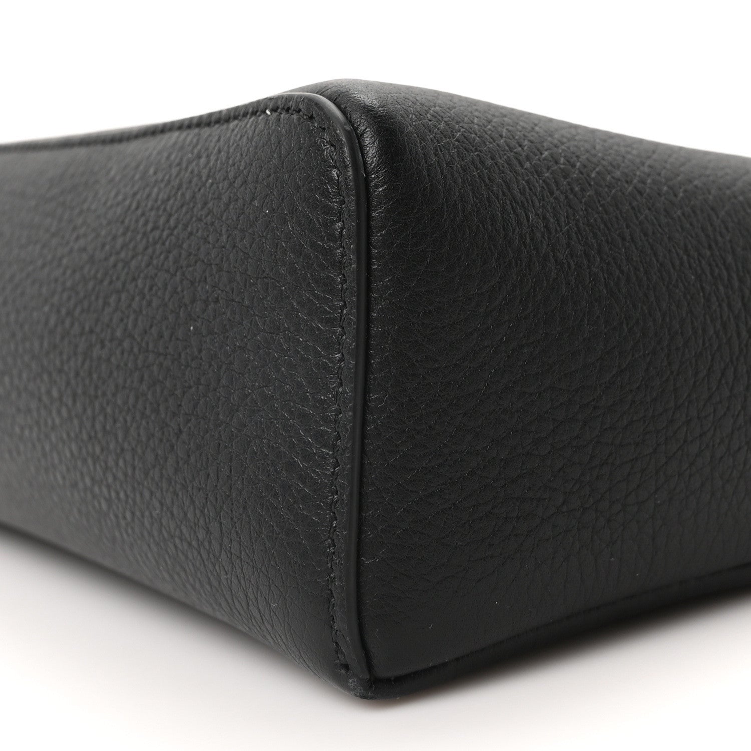 Loro Piana Grained Calfskin L19 Extra Pocket Pouch Black 9 of 9