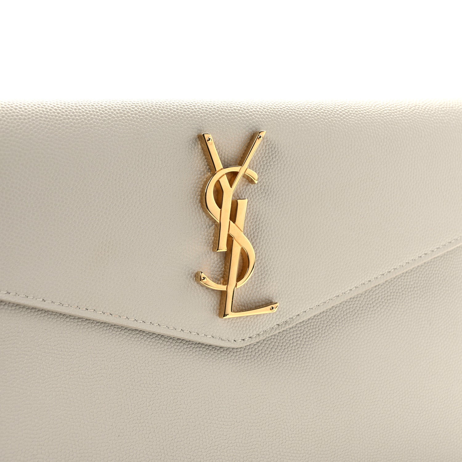 Saint Laurent Grain De Poudre Uptown Pouch Crema Soft 10 of 10