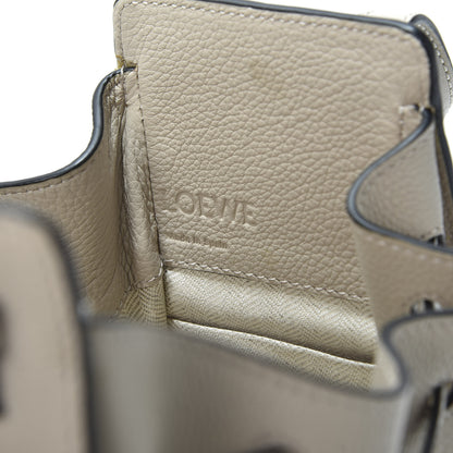 Loewe Grained Calfskin Mini Hammock Shoulder Bag Soft White 7 of 9