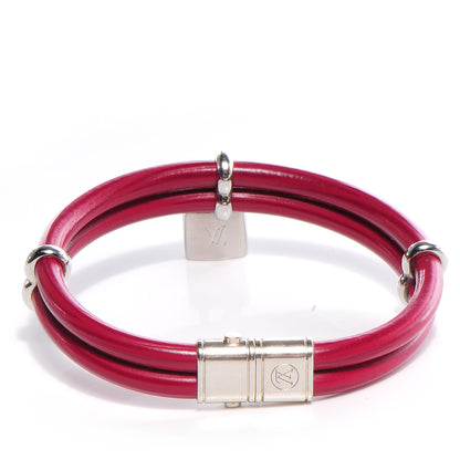 Louis Vuitton Epi Keep It Twice Bracelet 19 Fuchsia 4 of 6