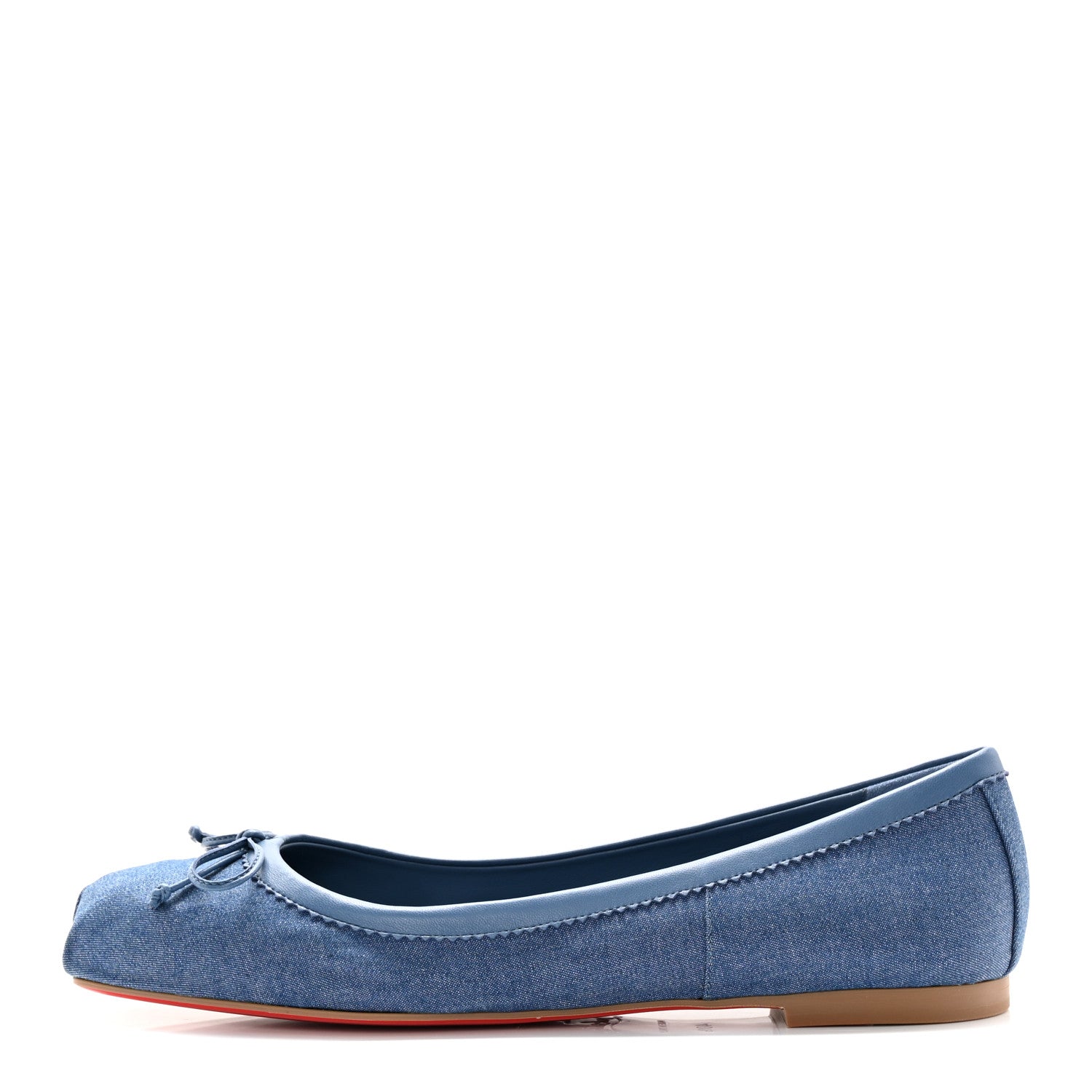 Christian Louboutin Denim Mamadrague Flats 40.5 Blue 1 of 9