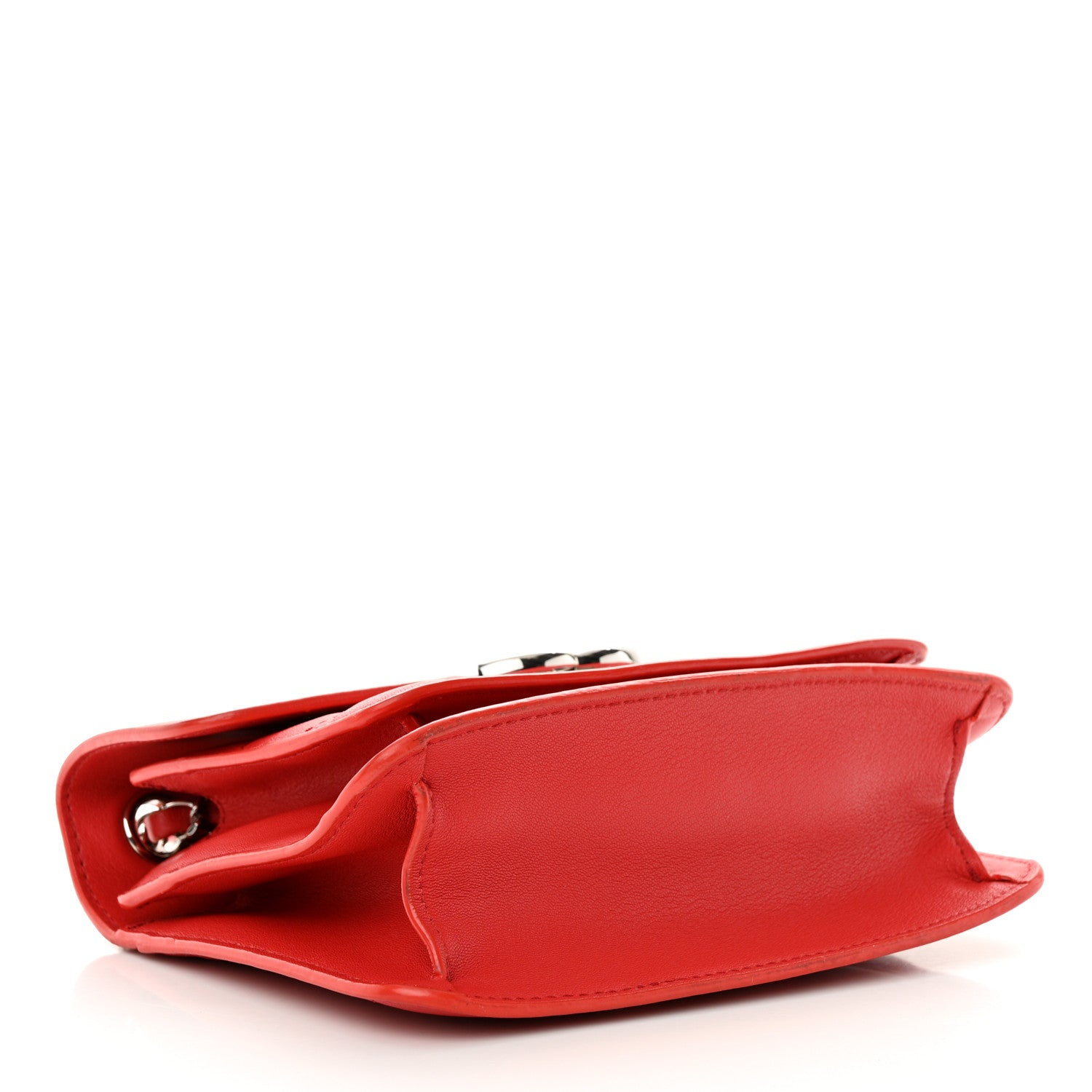 Chanel Goatskin Quilted Small CC Box Flap Red 4 of 10