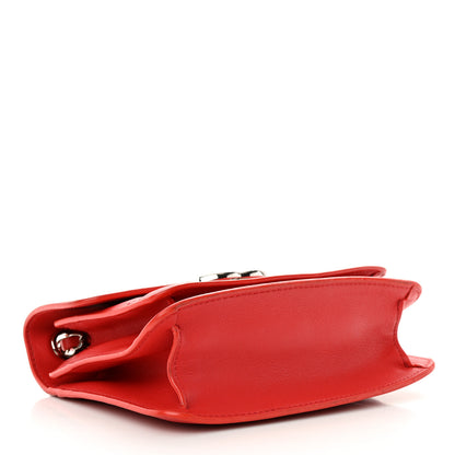 Chanel Goatskin Quilted Small CC Box Flap Red 4 of 10