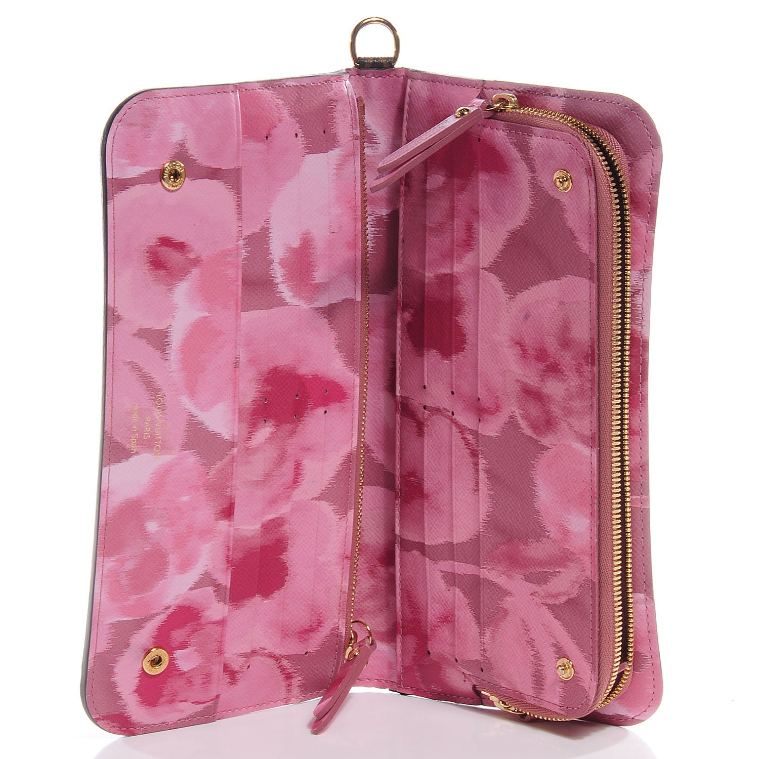 Louis Vuitton Monogram Articles de Voyage Ikat Insolite Wallet Rose Velours 6 of 8