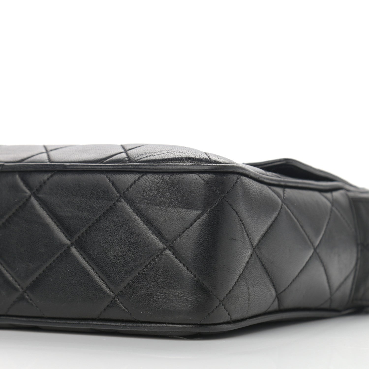 Chanel Lambskin Quilted Tassel Flap Camera Case Black 5 of 17