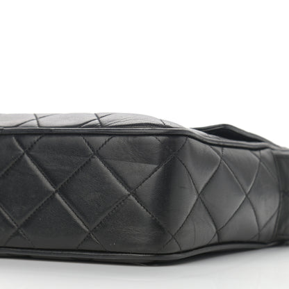 Chanel Lambskin Quilted Tassel Flap Camera Case Black 5 of 17