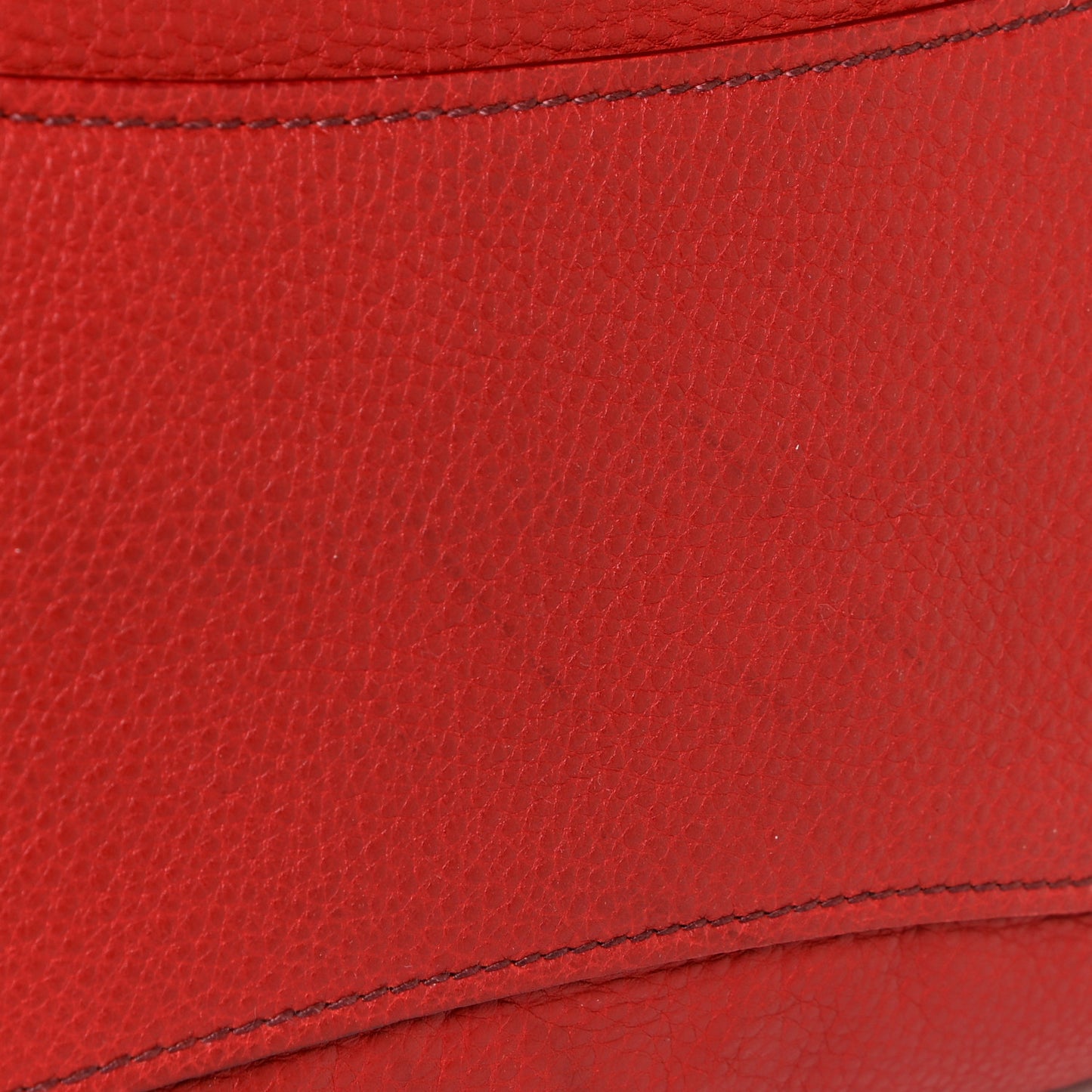 Vitello Daino Tote Red