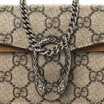 Gucci GG Supreme Monogram Super Mini Dionysus Shoulder Bag Taupe 7 of 9