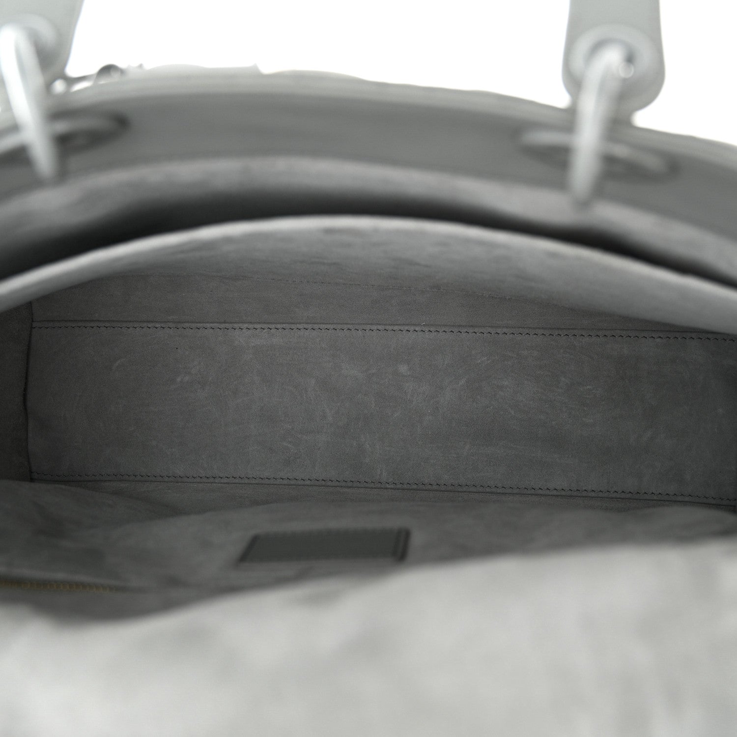 Christian Dior Ultra Matte Calfskin Cannage Large Lady Dior Grey Stone 5 of 10