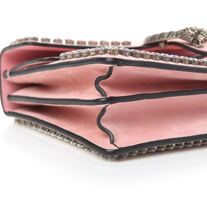 Gucci Suede Crystal Small Dionysus Shoulder Bag Peonia 10 of 13