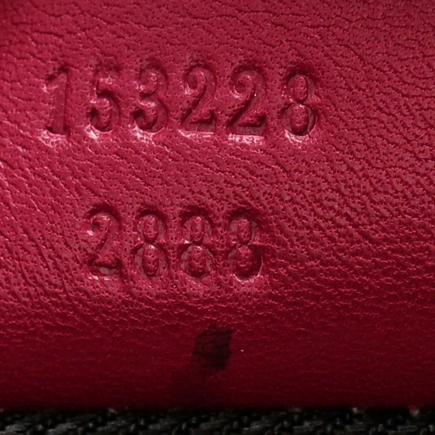 Gucci Metallic Guccissima Small Cosmetic Case Red 7 of 8