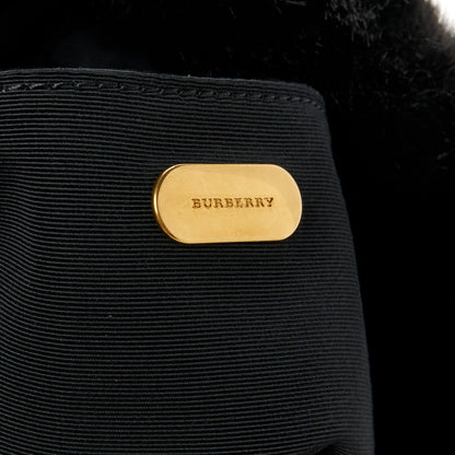 Burberry Faux Fur Pin Clutch Black 6 of 8