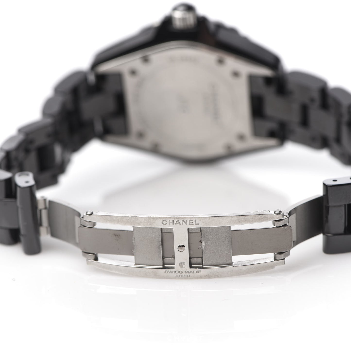 Stainless Steel Ceramic 33mm J12 Quartz Watch Black