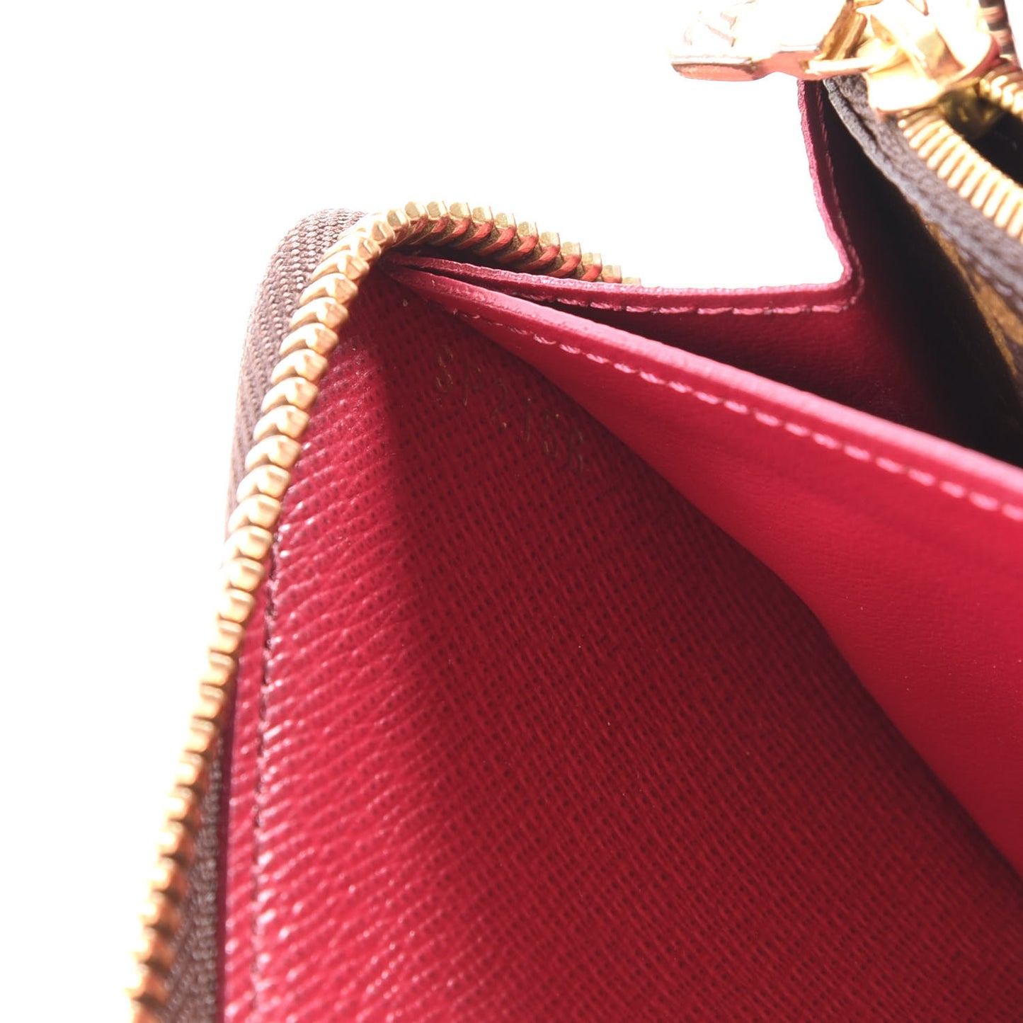 Monogram Clemence Wallet Fuchsia
