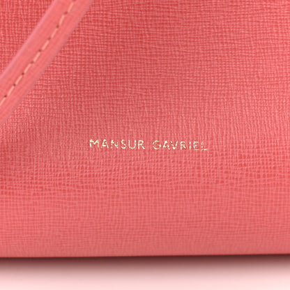 Mansur Gavriel Saffiano Mini Lady Bag Blush 6 of 11