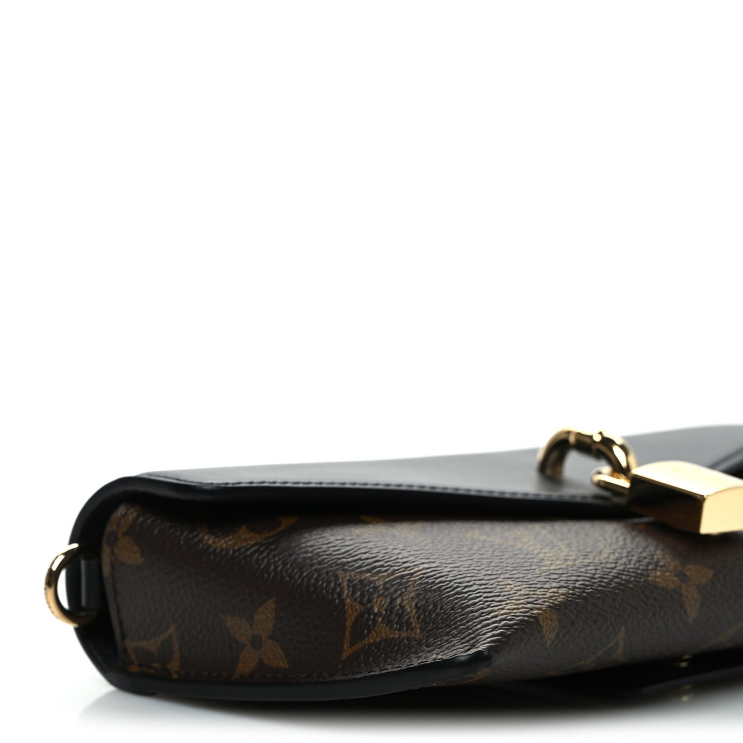 Monogram Padlock On Strap Black