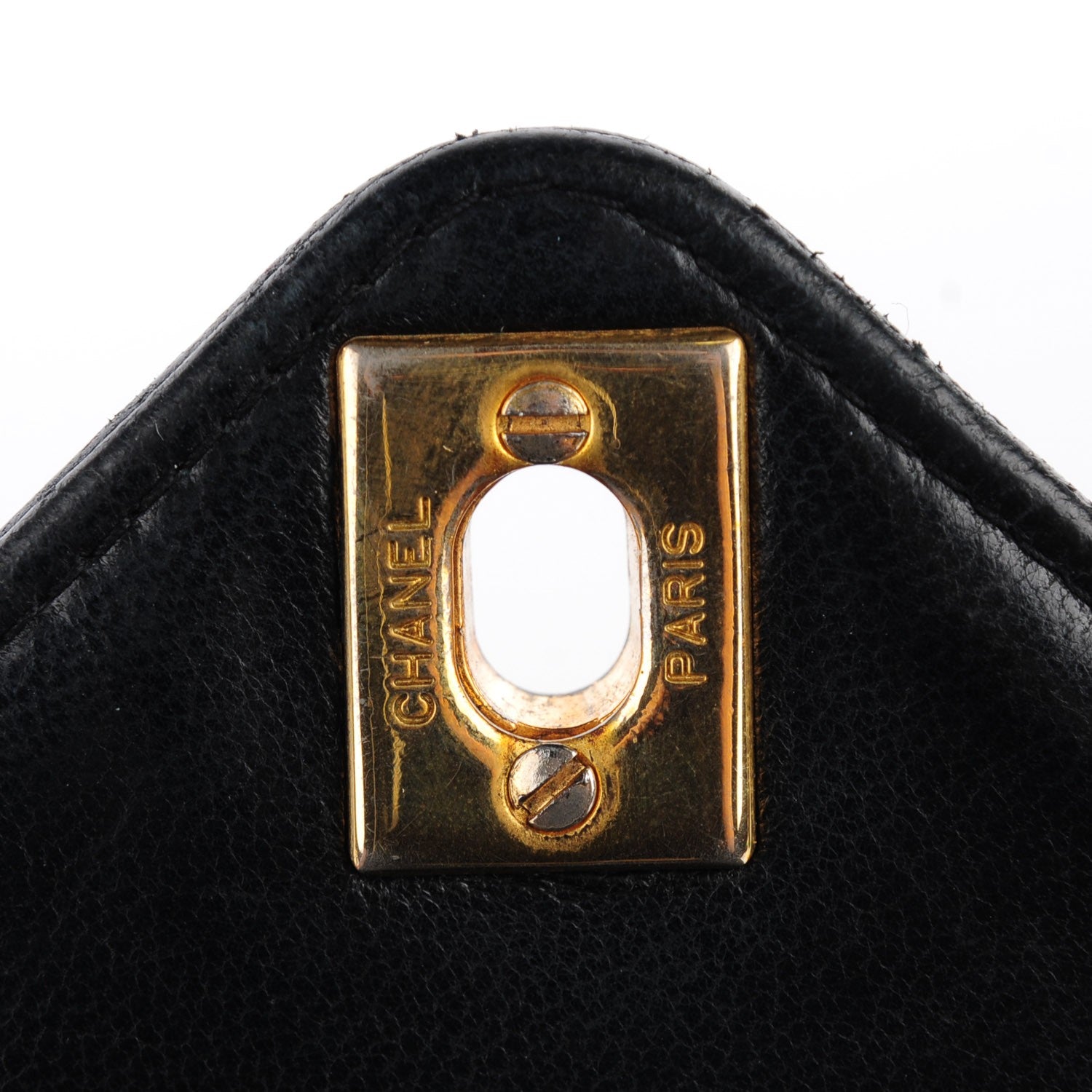 Chanel Lambskin Chevron Medium Single Flap Black 8 of 10