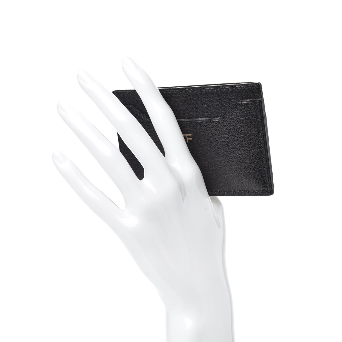 Goatskin Card Holder Black