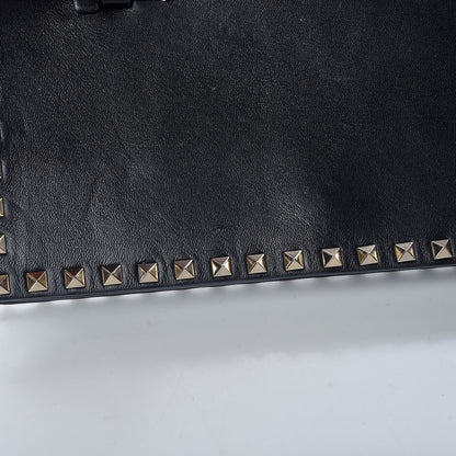 Valentino Garavani Nappa Rockstud Wristlet Clutch Black 8 of 14