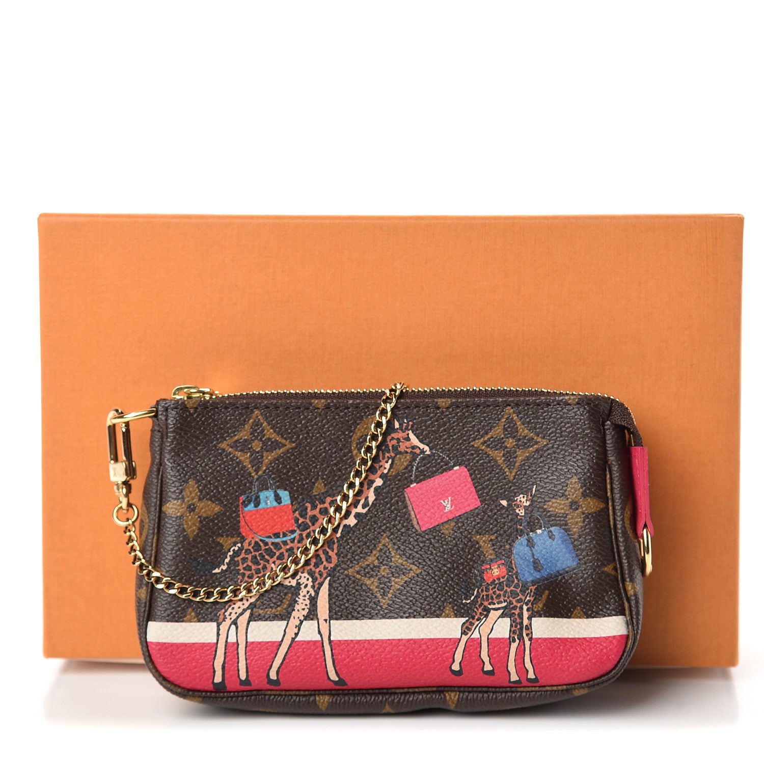 Louis Vuitton Monogram 2017 Christmas Animation Mini Pochette Accessories 10 of 10
