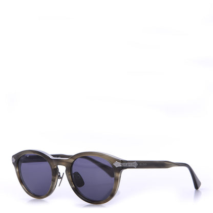 Gucci Acetate Round Metal Sunglasses GG0071S 1 of 8