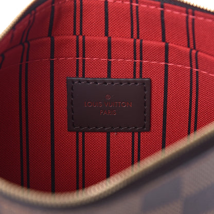 Louis Vuitton Damier Ebene Neverfull MM GM Pochette 6 of 9