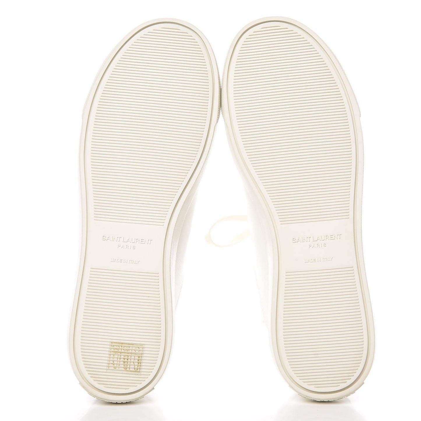Calfskin Andy Low Top Sneakers 38.5 White