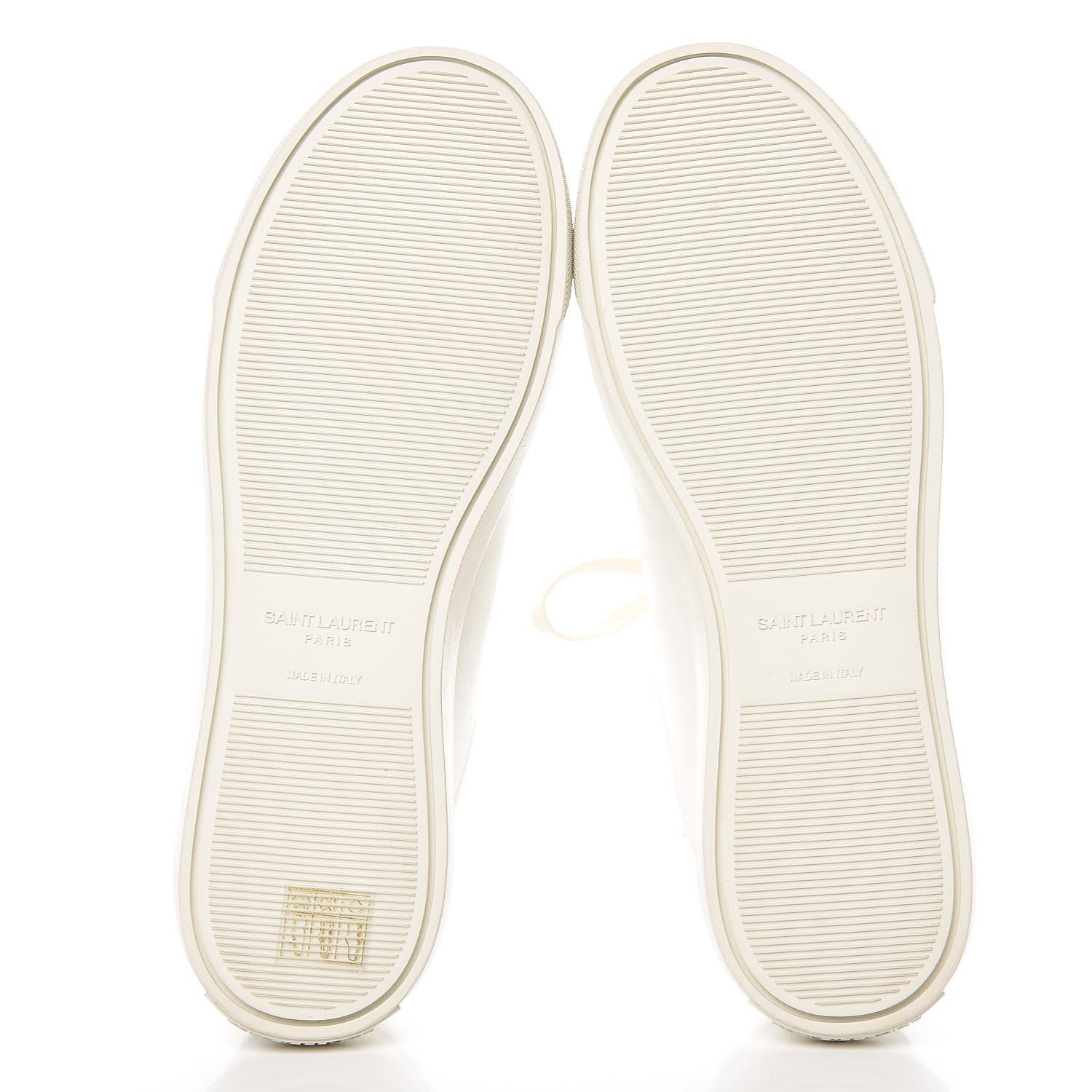 Saint Laurent Calfskin Andy Low Top Sneakers 38.5 White 5 of 11