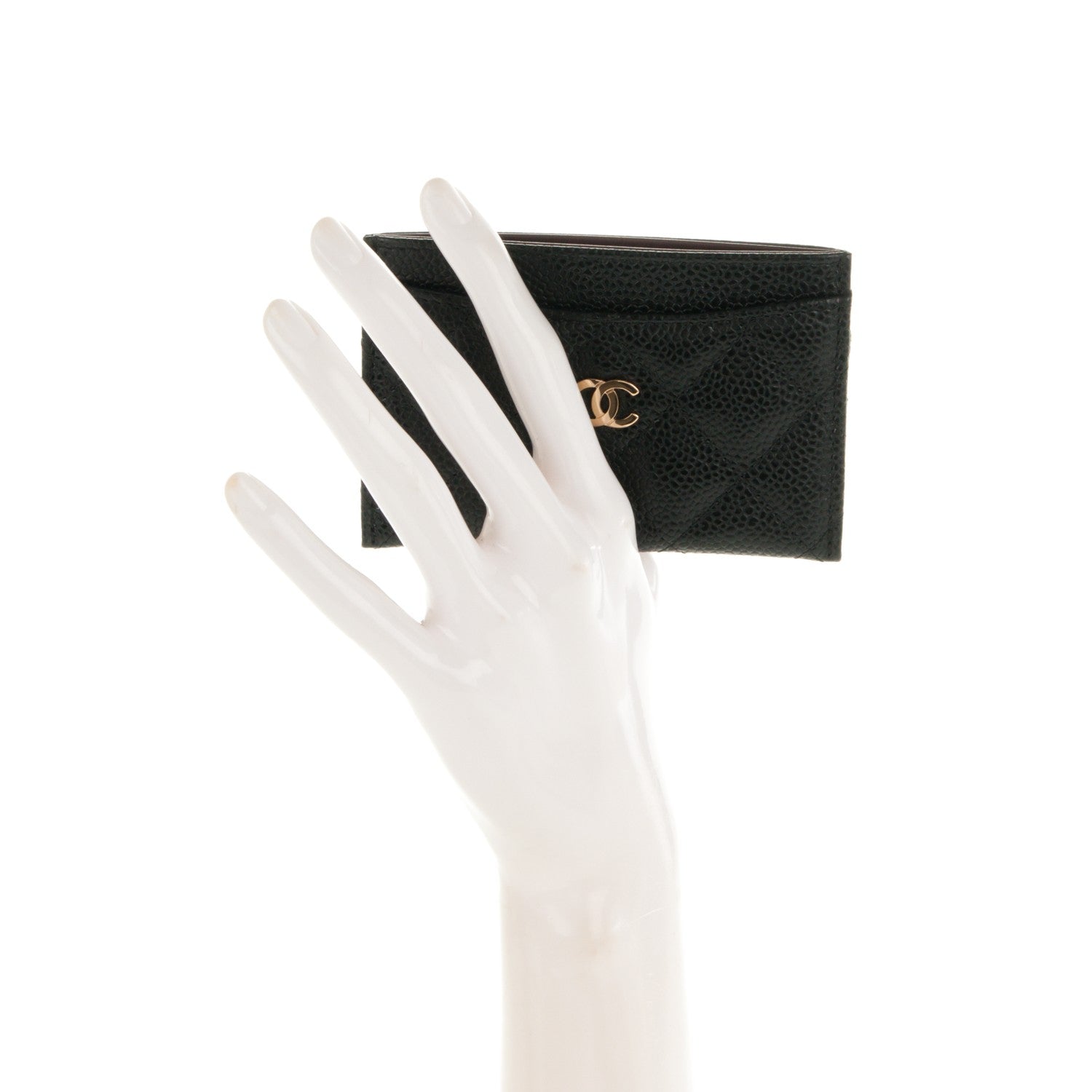 Chanel Caviar Quilted Card Holder Black 2 of 8