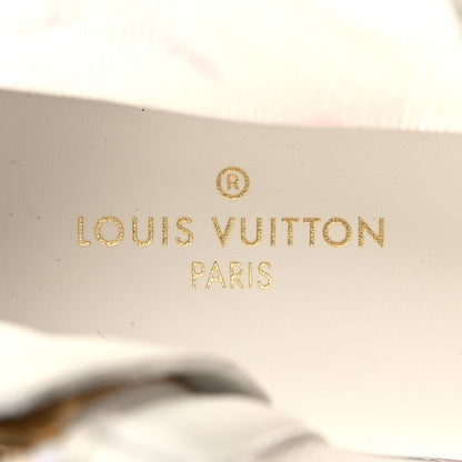 Louis Vuitton Technical Fabric Calfskin Monogram Giant Printed Stellar Sneaker Boots 38.5 Pink 7 of 9