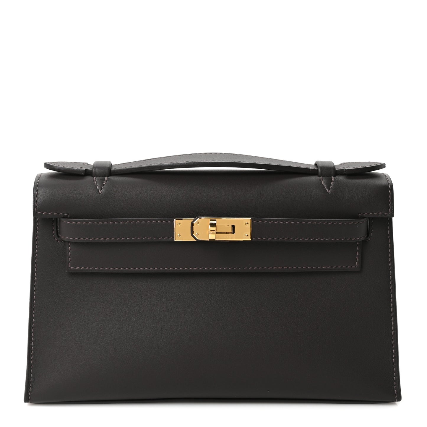 Swift Kelly Pochette Clutch Bai Brun