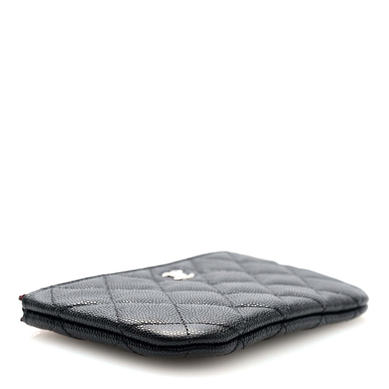 Chanel Caviar Quilted Small Cosmetic Case Black 4 of 7