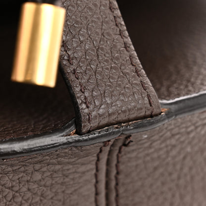Chloe Calfskin Mini Marcie Round Crossbody Bag Nut 12 of 12