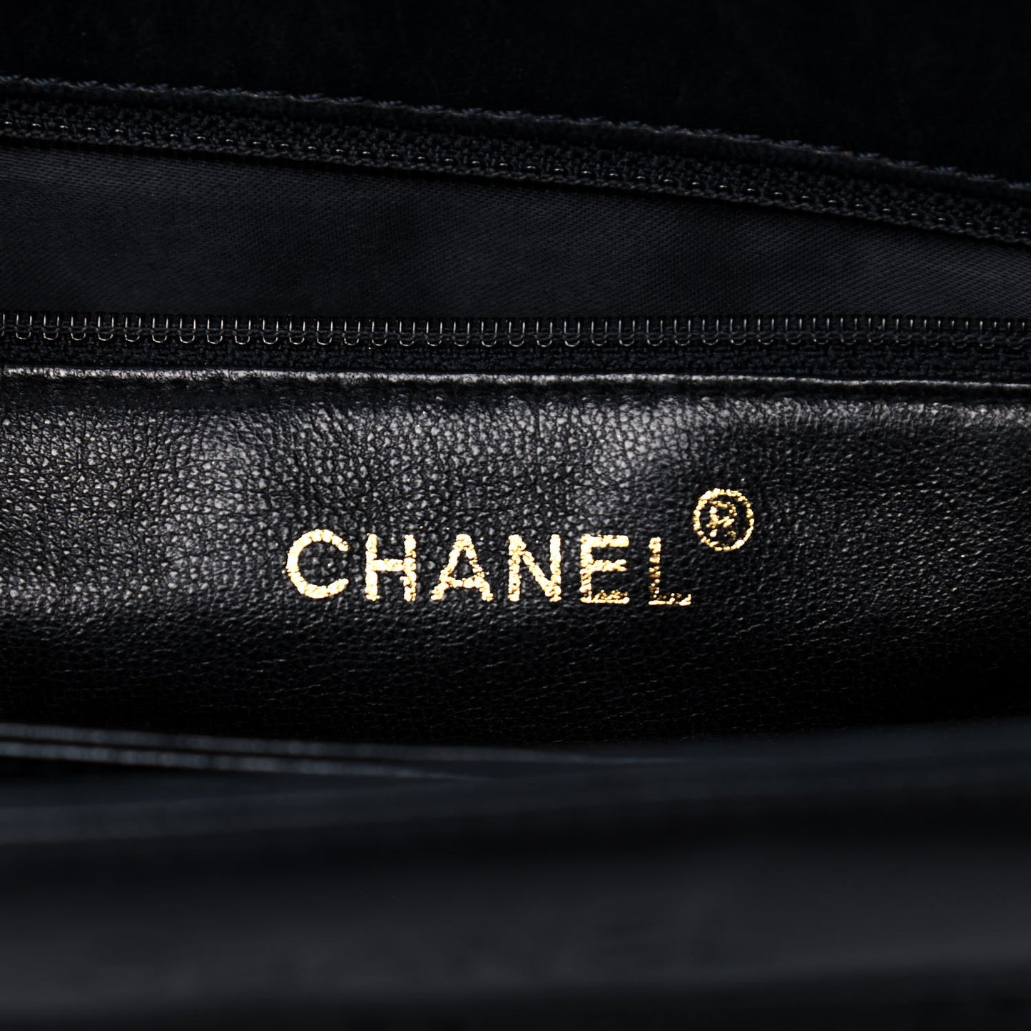 Lambskin Stitched Shoulder Bag Black