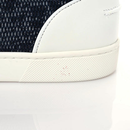 Christian Louboutin Mesh Suede Lou Spikes Flat Sneakers 43 Navy 12 of 12