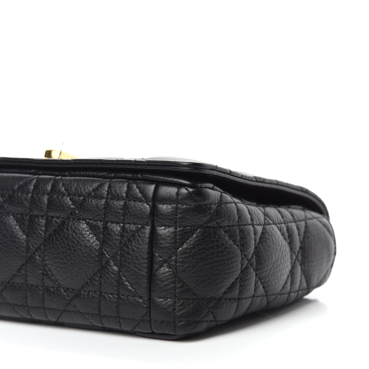 Calfskin Cannage Small Caro Bag Black