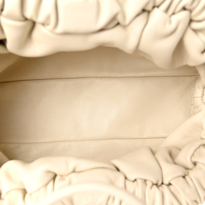 Mansur Gavriel Lambskin Mini Cloud Clutch Pearl 5 of 9