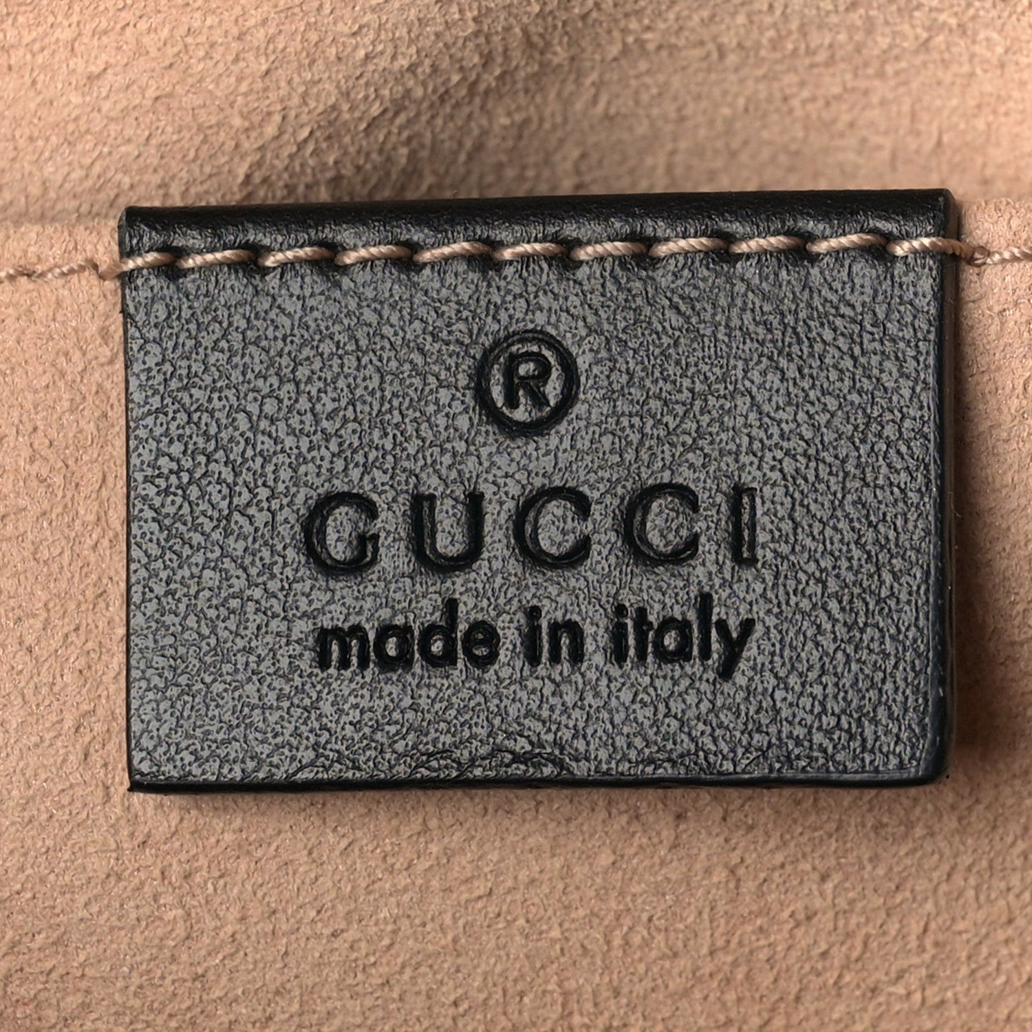 Gucci Calfskin Matelasse Small GG Marmont Chain Shoulder Bag Black 6 of 10