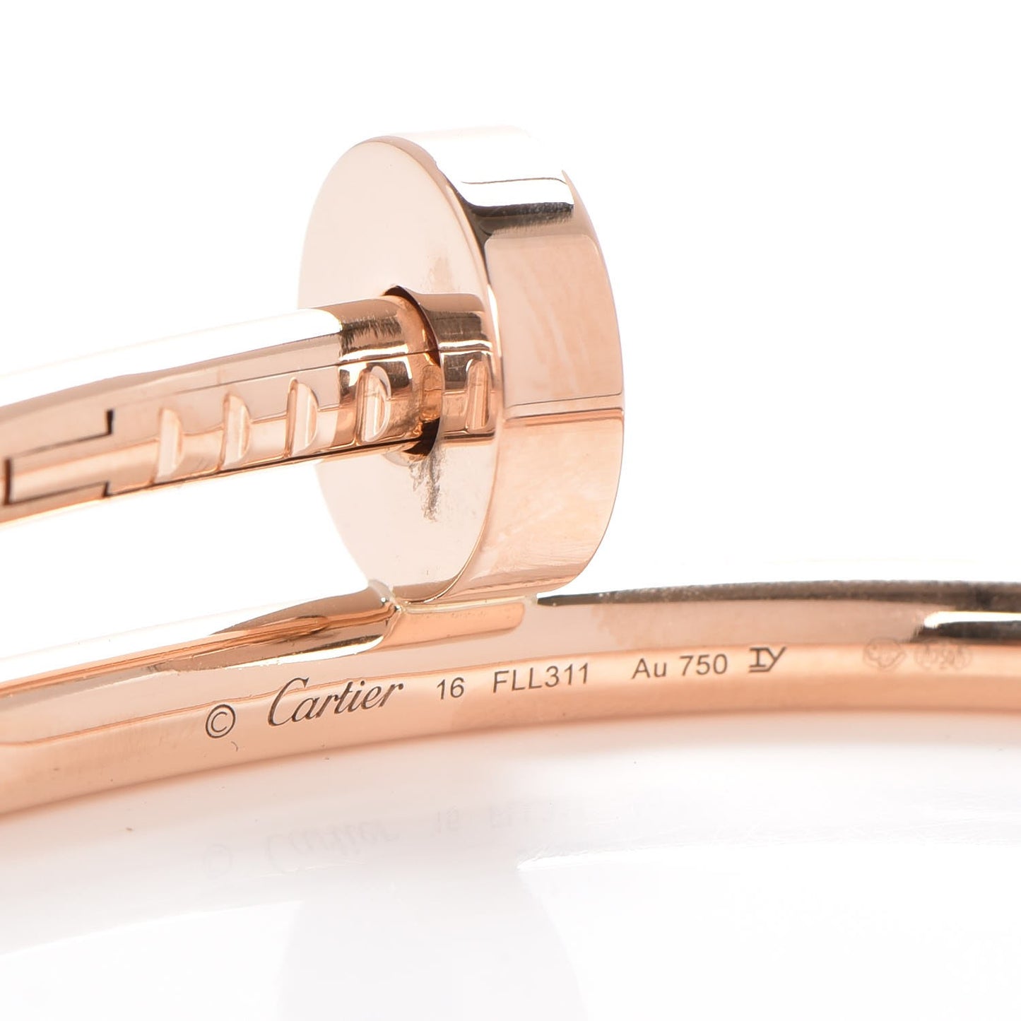 18K Pink Gold Juste Un Clou Bracelet 16
