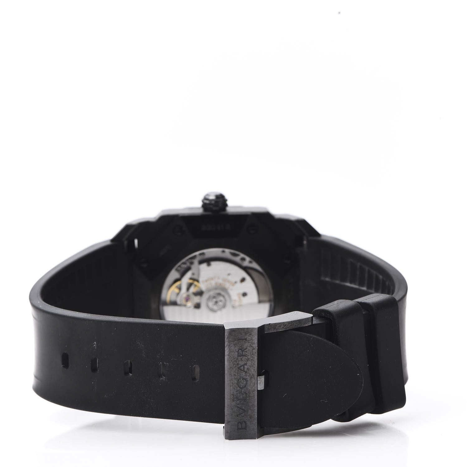 Bulgari DLC Stainless Steel 41mm Octo L'Originale Automatic Watch Black 4 of 8
