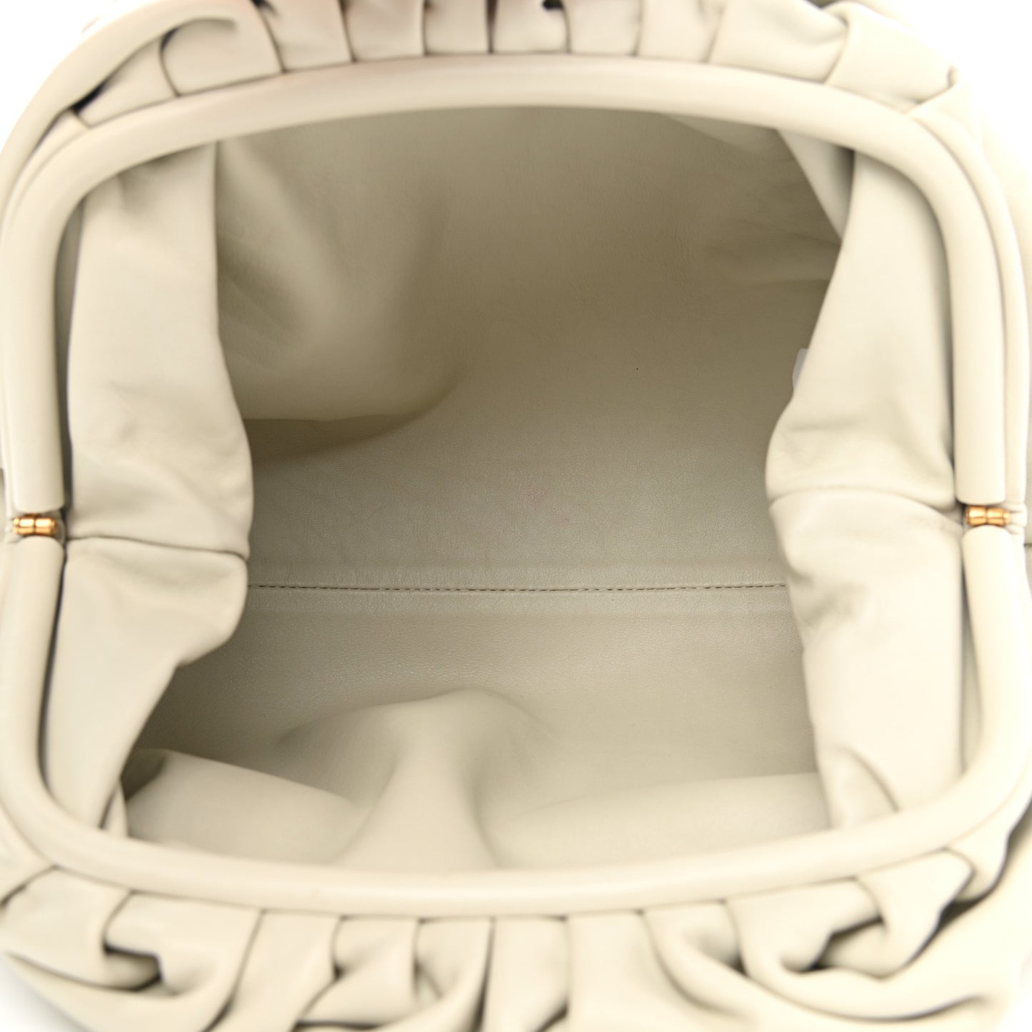 Smooth Butter Calf The Pouch Oversized Clutch Mist