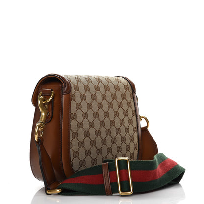 Gucci Monogram Medium Lady Web Shoulder Bag Beige Cuir 3 of 9