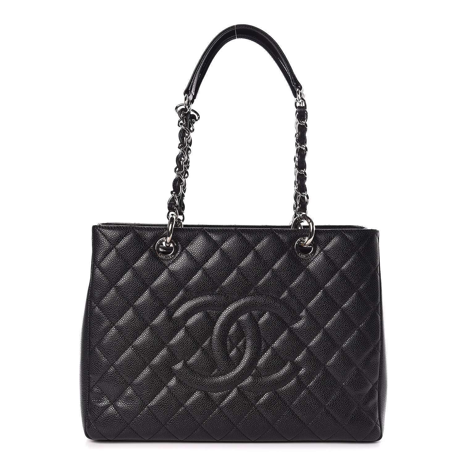 Chanel Caviar Quilted Grand Shopping Tote GST Black 1 of 11