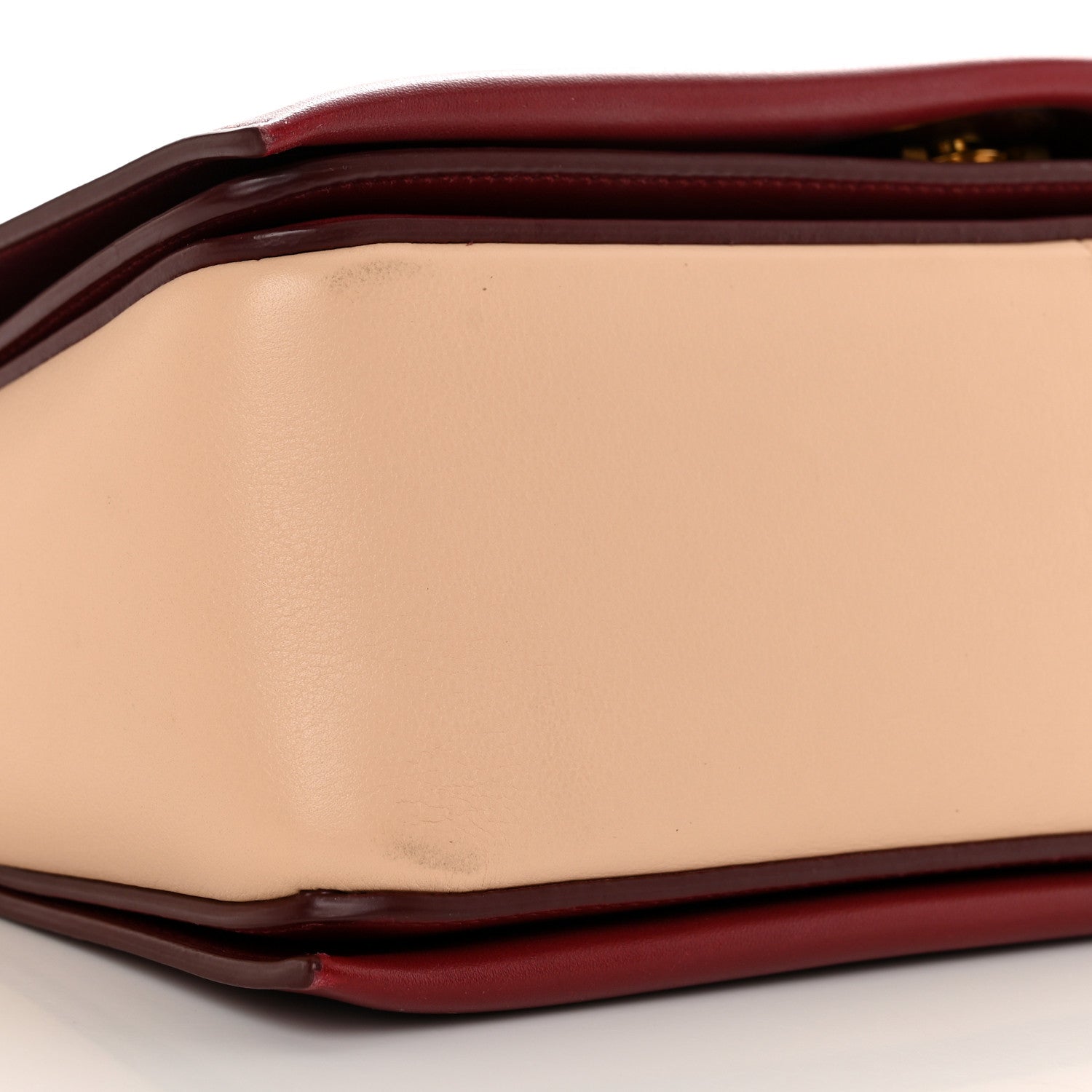 Celine Shiny Smooth Calfskin Medium Frame Shoulder Bag Ruby Nude 9 of 11