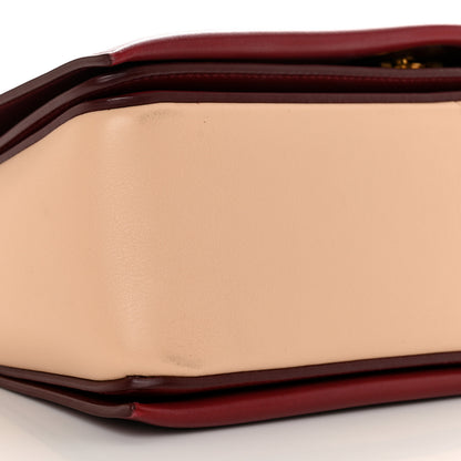 Celine Shiny Smooth Calfskin Medium Frame Shoulder Bag Ruby Nude 9 of 11